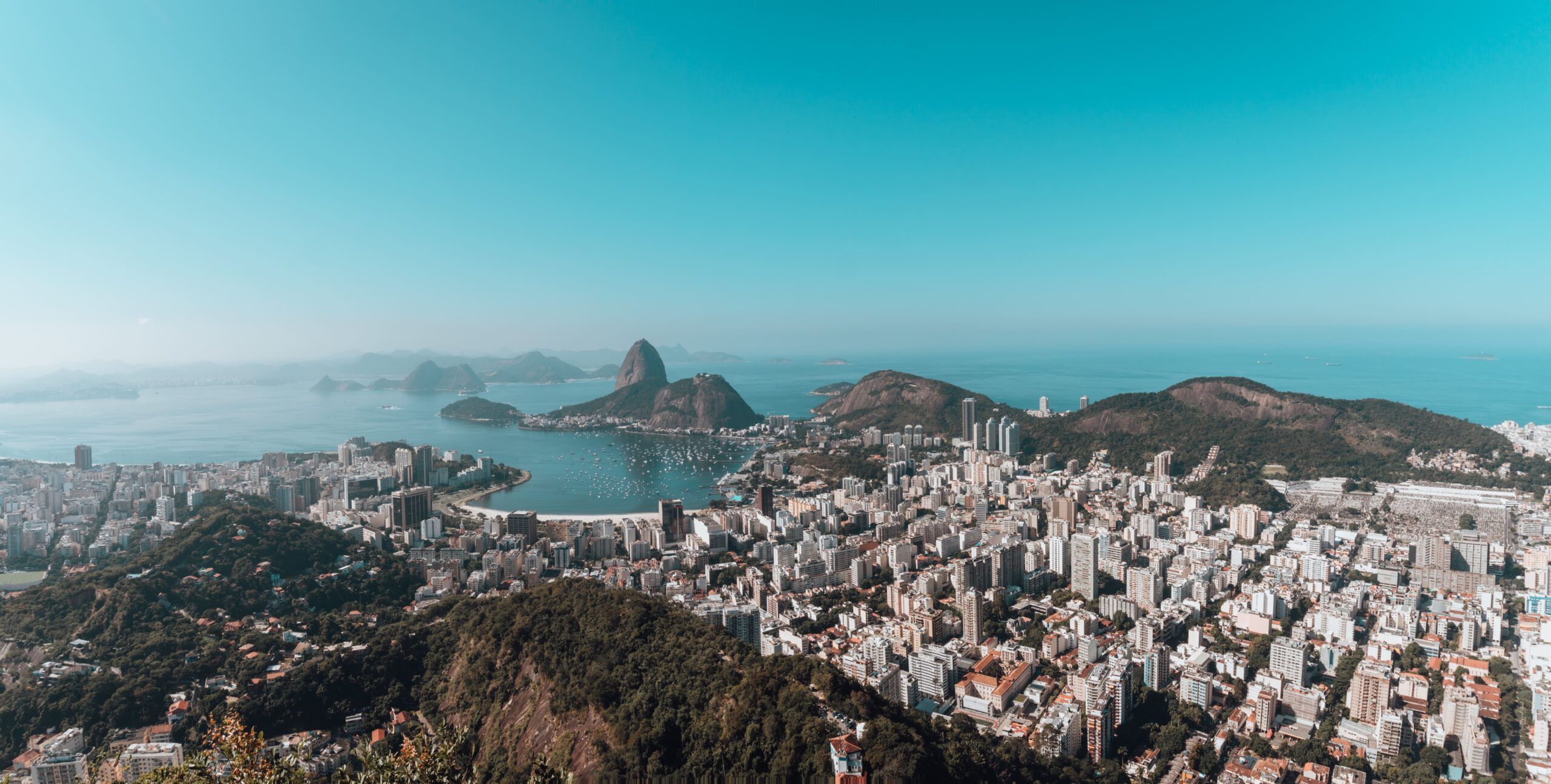 Rio de Janeiro visto de cima.