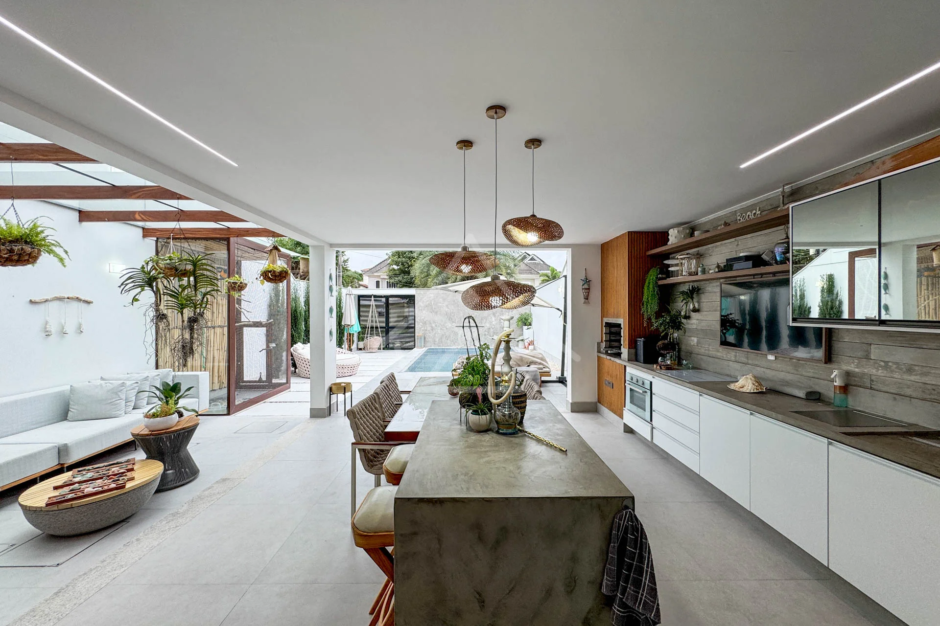 Casa com Sistema de automação