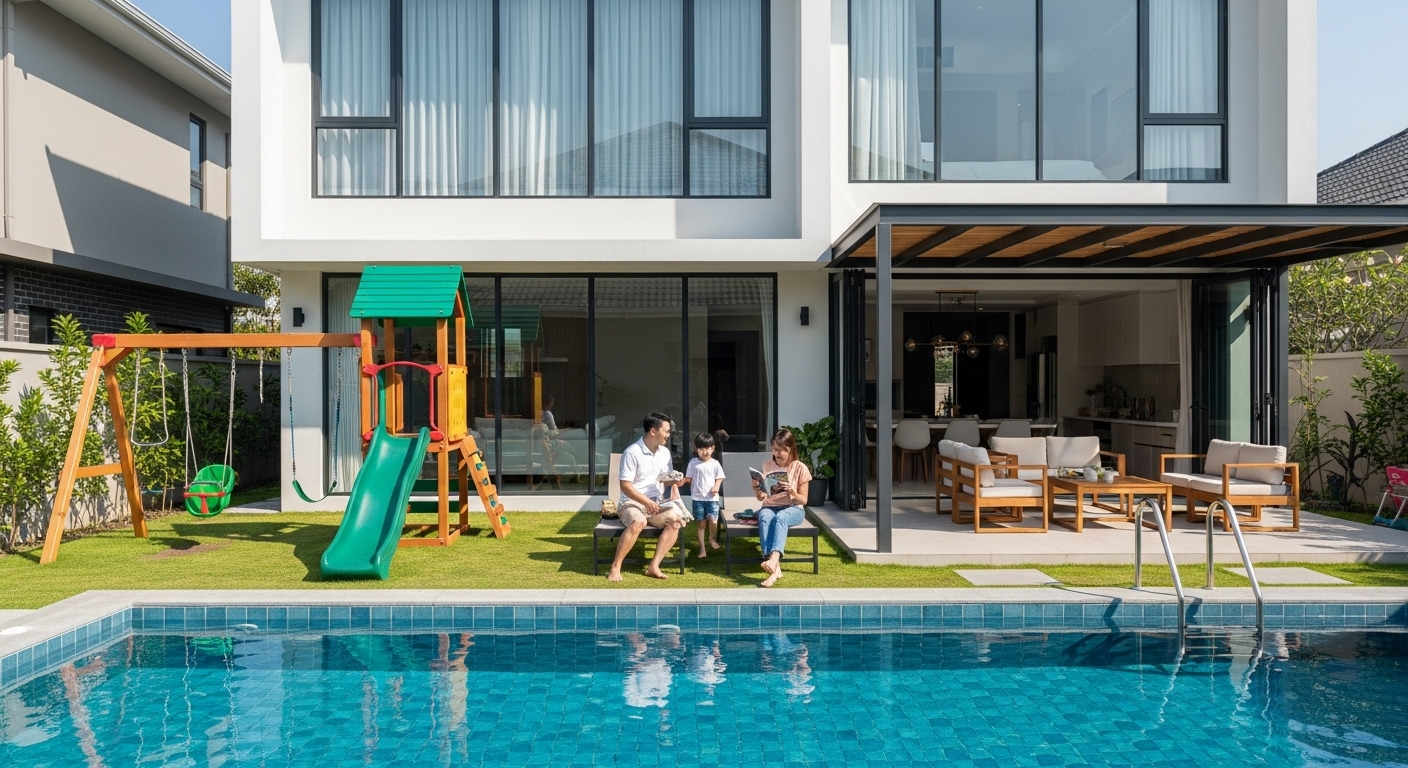 Casas com áreas de lazer: mais tempo de qualidade com os filhos
