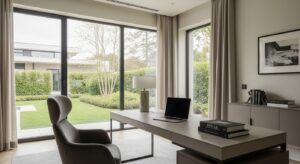 Espaços para home office em casas de alto padrão: conforto e produtividade