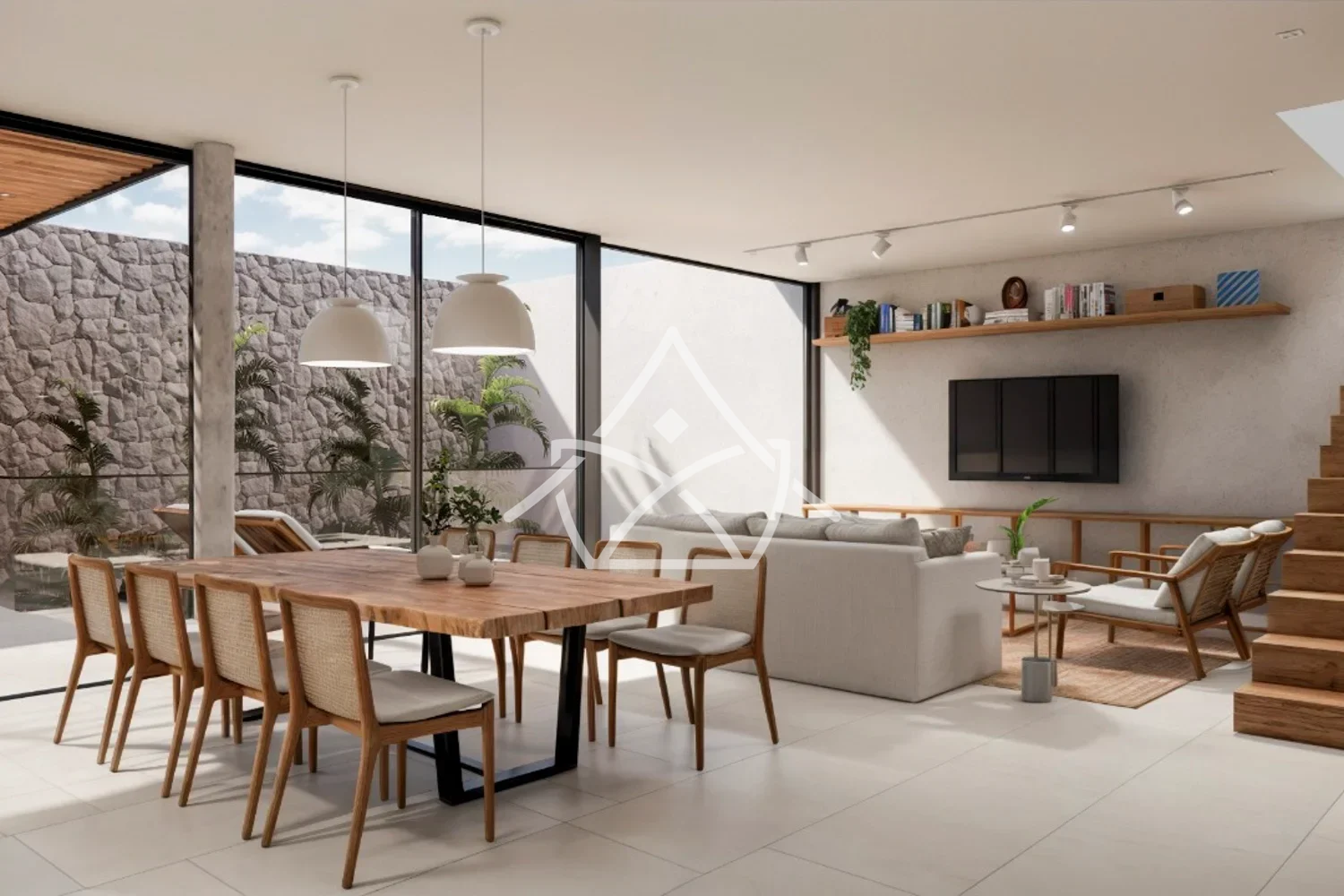 Casa Contemporânea com Subsolo no Recreio dos Bandeirantes