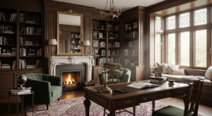 Bibliotecas e salas de leitura: o charme clássico no novo luxo
