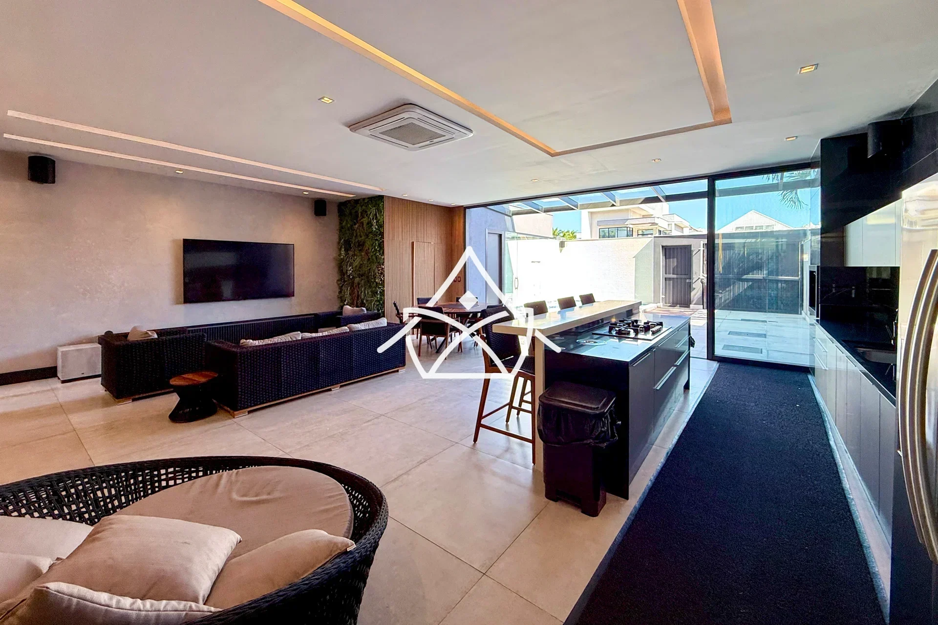 Casa com Área Gourmet Climatizada no Recreio dos Bandeirantes