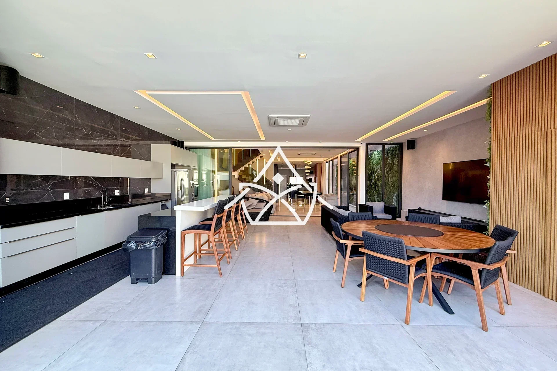Casa com Área Gourmet Climatizada no Recreio dos Bandeirantes