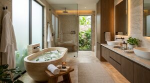 Banheiros tipo spa: luxo, relaxamento e sofisticação dentro de casa