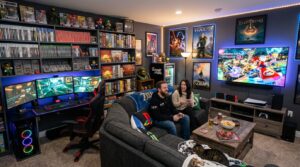 Sala de jogos em casa